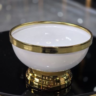 آجیل خوری ساده سفید زیتونی (فورتیک)